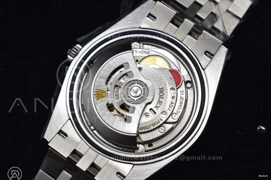 Black 41 Dial DateJust SA 633 126334 Best 904L 1:1 Edition Bracelet WellDesigned DIWF Jubilee Stick Steel on 0822